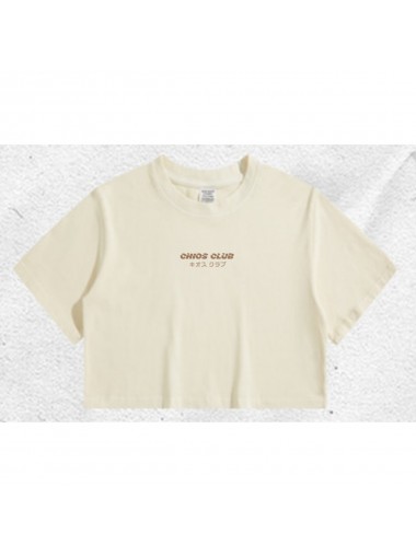CHIOS CLUB - Crop TOP / Olive  SS22 Series (4色入)